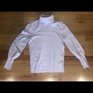 Pink J. Crew turtle neck sweater